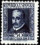 Spain 1935 Characters 50 CTS Blue Edifil 692